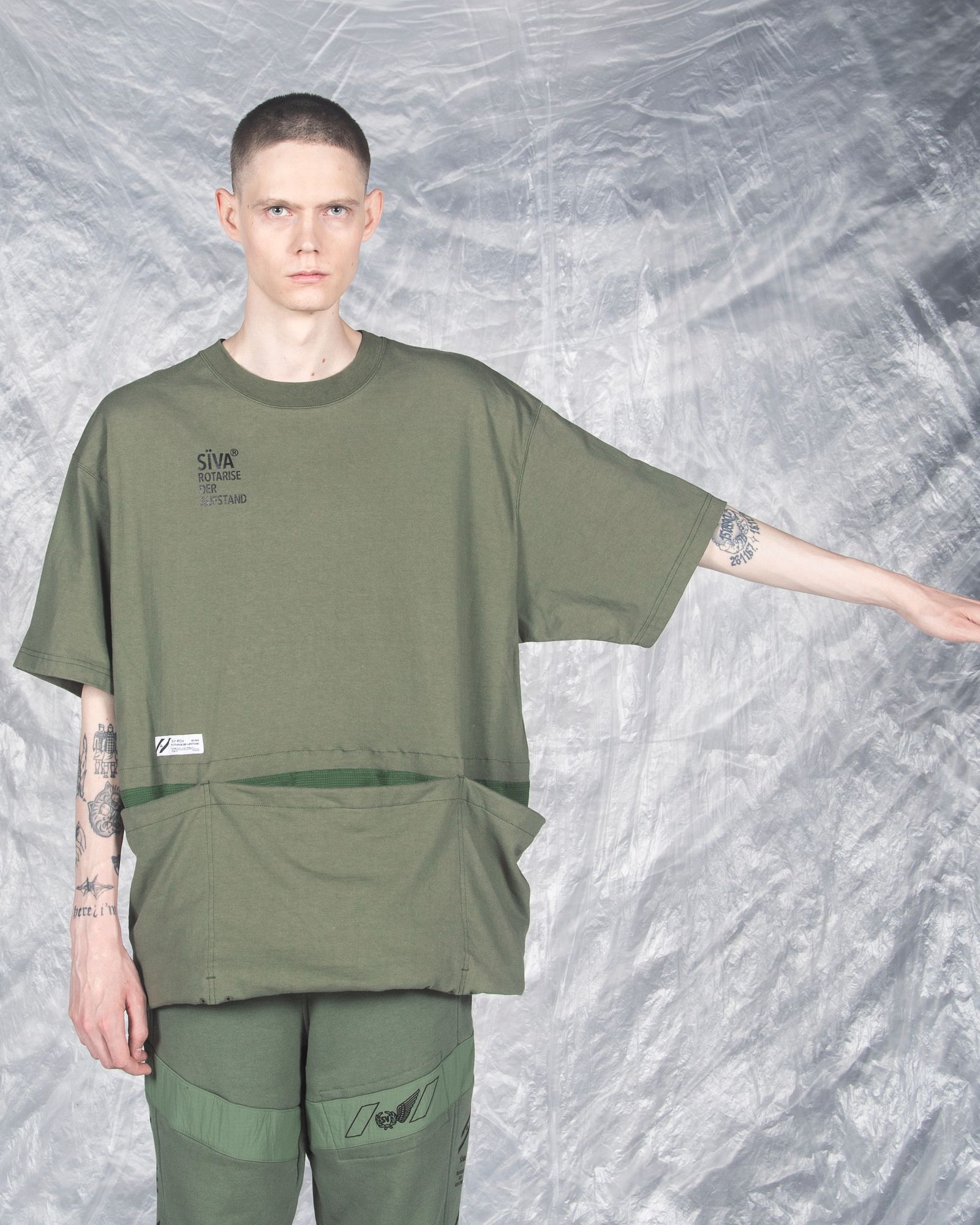 「予約商品」MECHANIC STORAGE LOOSE-FIT TEE / col: KHAKI