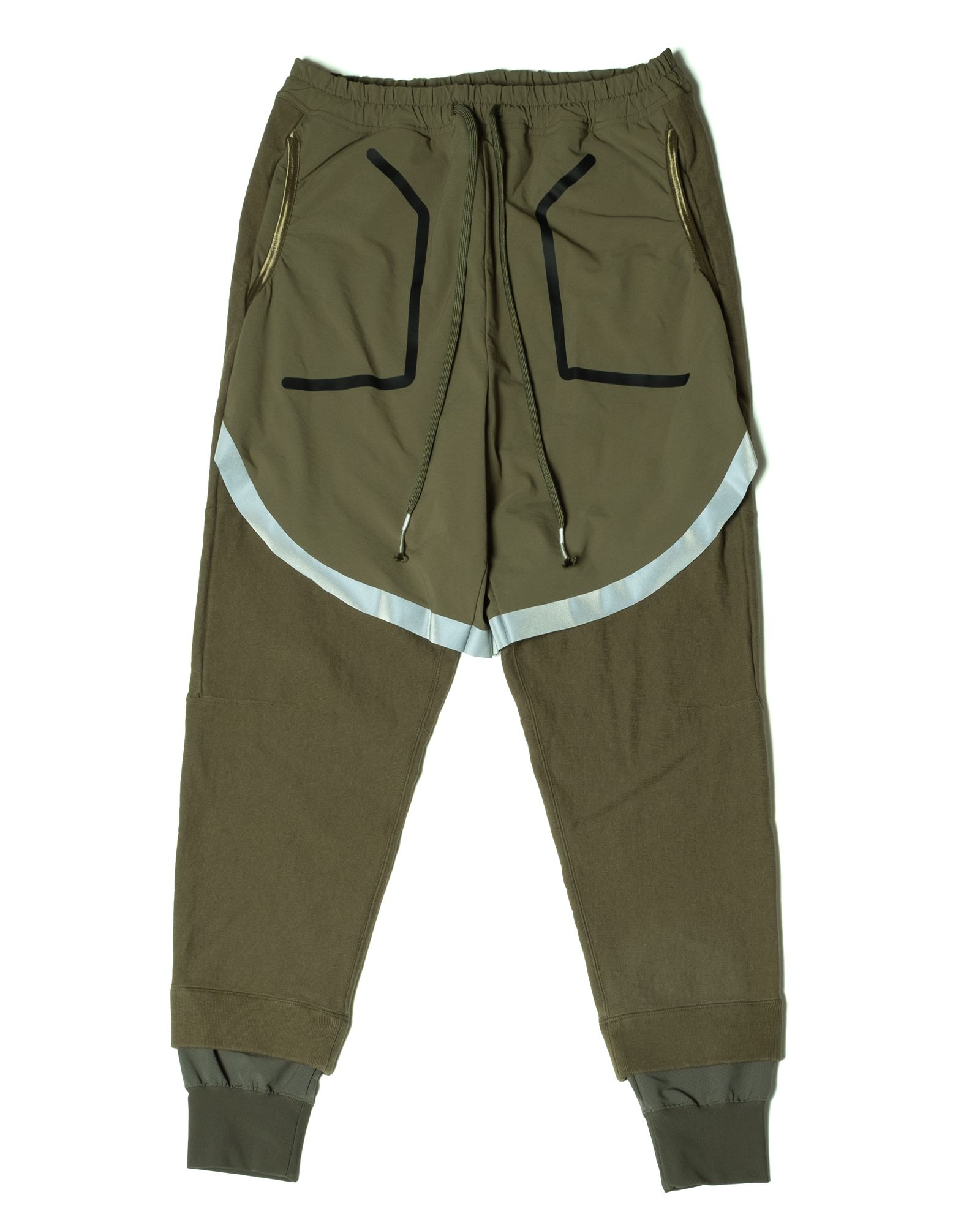 SÏVA - TECH LAYERED JOGGER PANTS / col: BLACK | HAZE