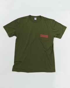 Hiroshima Denim ポケットTEE (KHAKI)