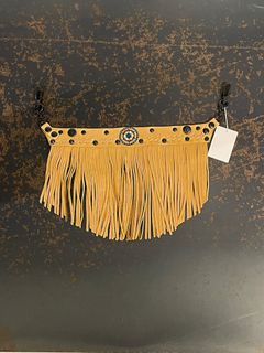 x blackmenas SYMBOLIC FRINGE BUM FLAP -ケツアテ- BEIGE