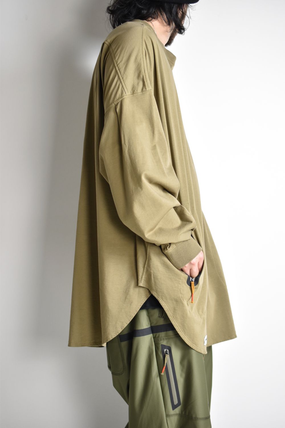 TOO BIG BAGGY NECK JERSEY c/#3 SAND