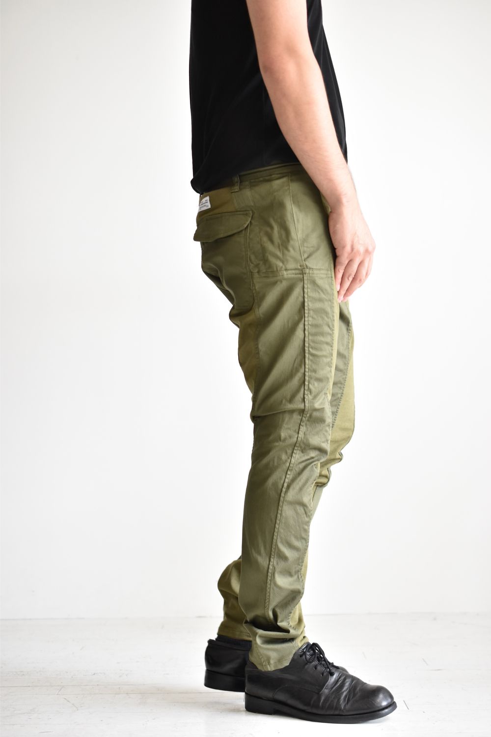 TIGHT FIT STRETCH TROUSERS c/#2 OD