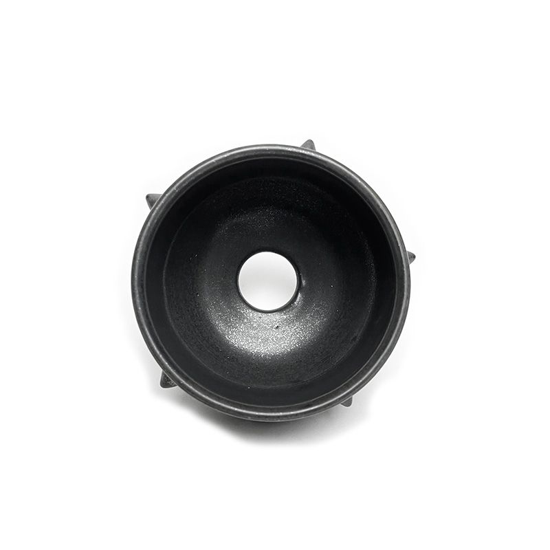 BOWL STUDS POT "BLACK" -陶器鉢-