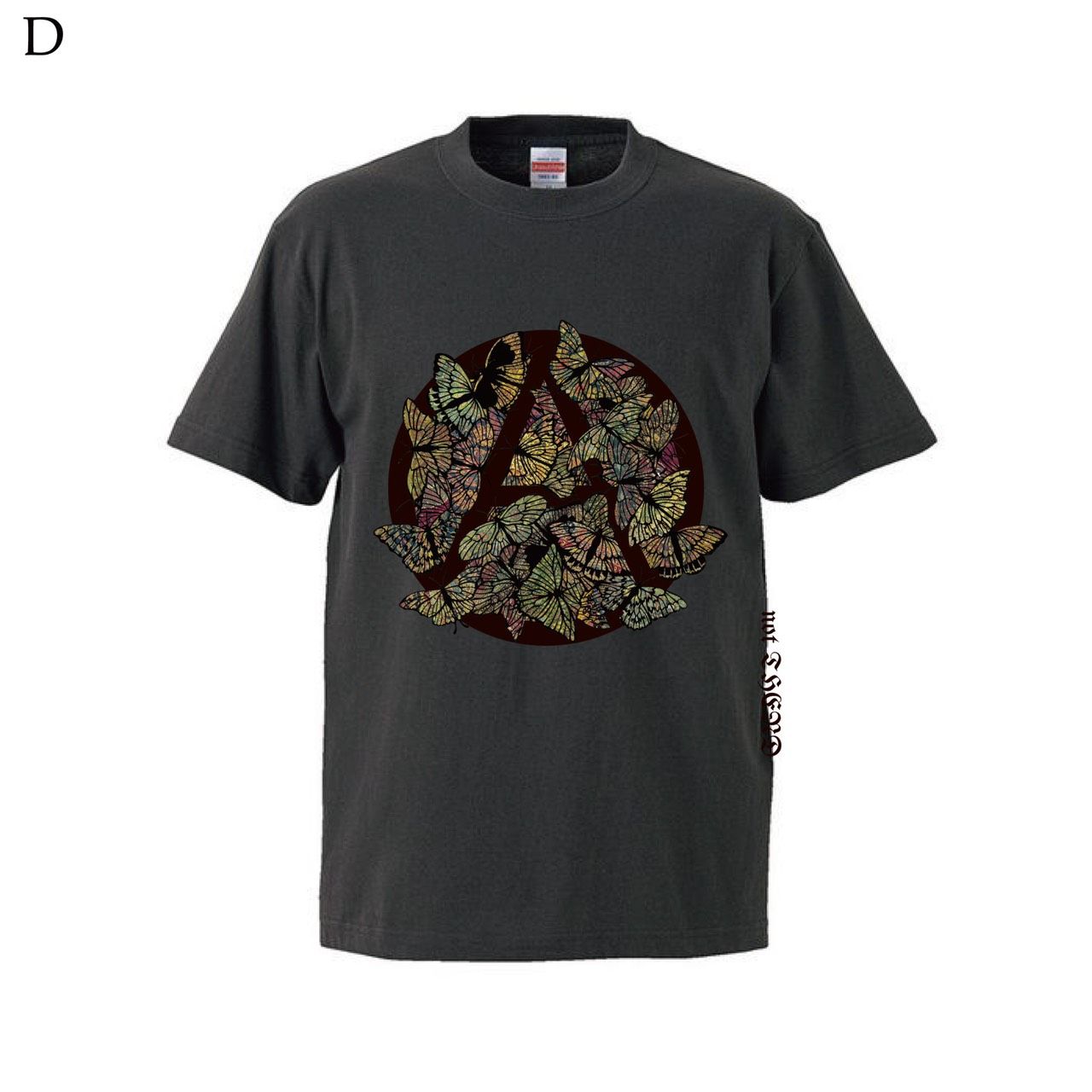 Persia pattern Anarchy symbol TEE (SUMI/BLACK)