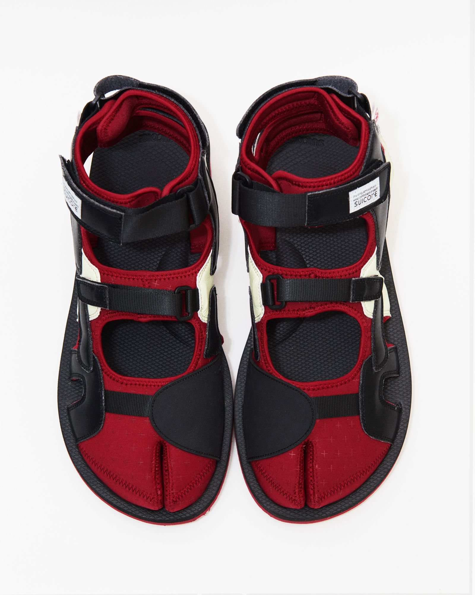[SUICOKE]×[blackmeans] 足袋ストラップサンダル 2nd RED