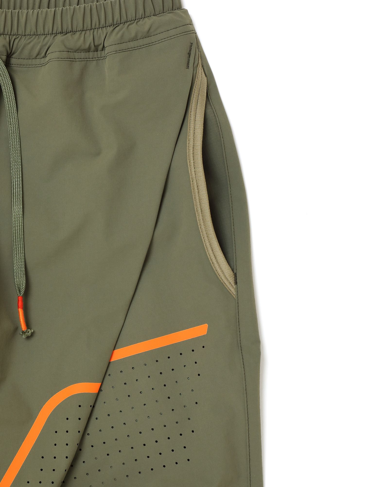「予約商品」ONE-PLEATS NYLON PANTS # c/KHAKI