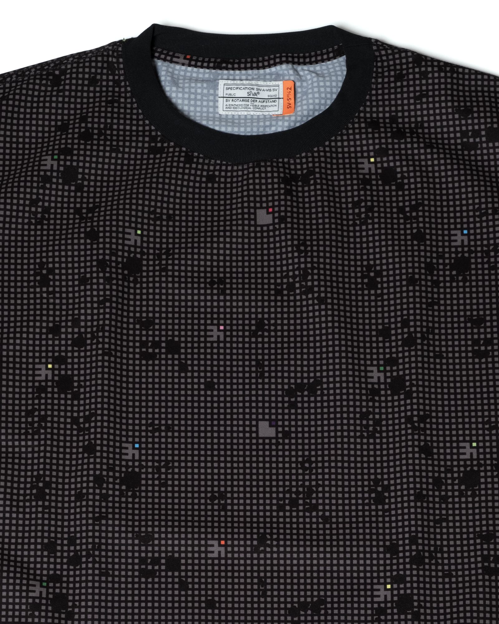NIGHT-CAMO OVERSIZED L-SLEEVE / col: BLACK NIGHT-CAMO