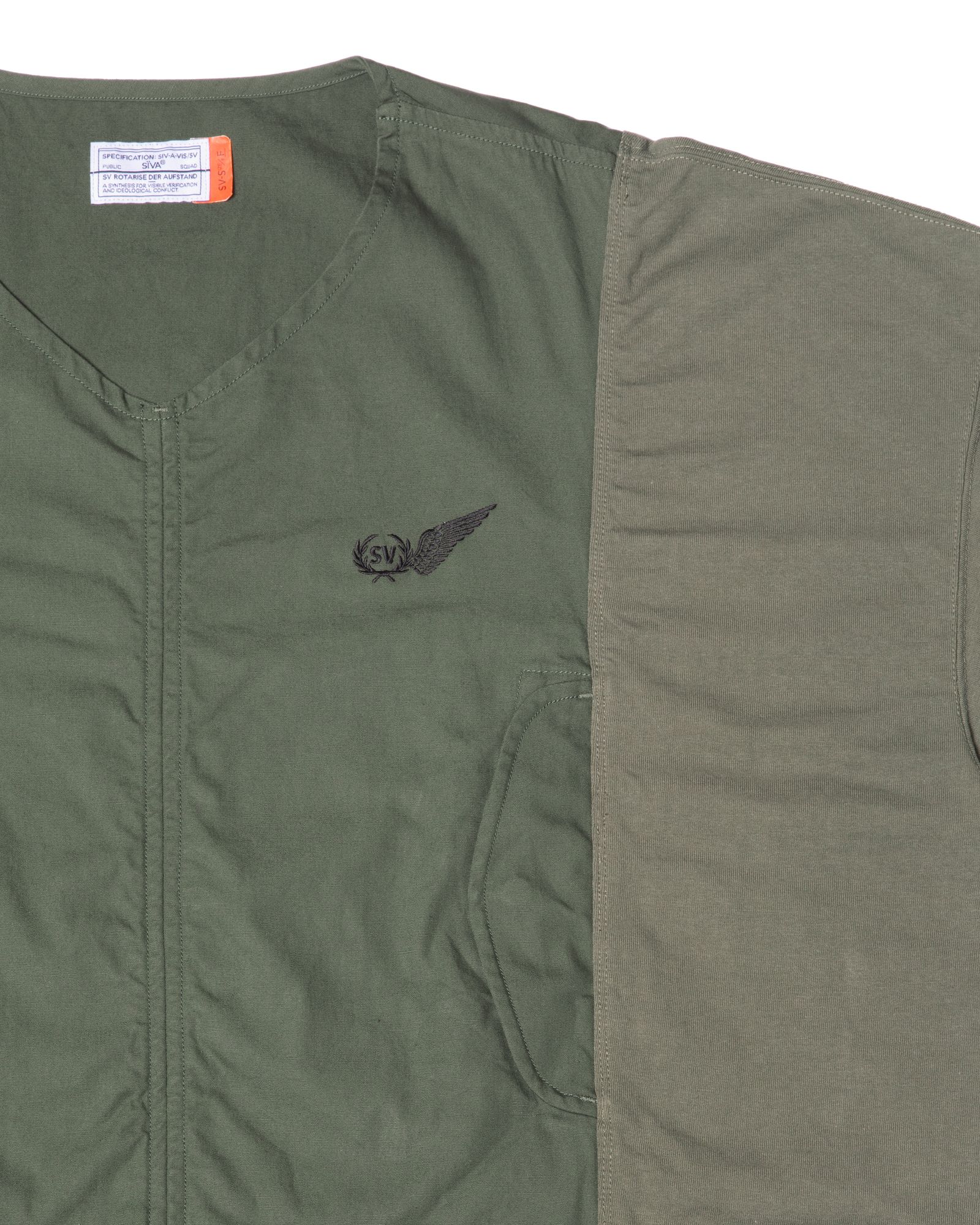 「予約商品」BDU POCKETS OVERSIZED L-SLEEVE / col: KHAKI
