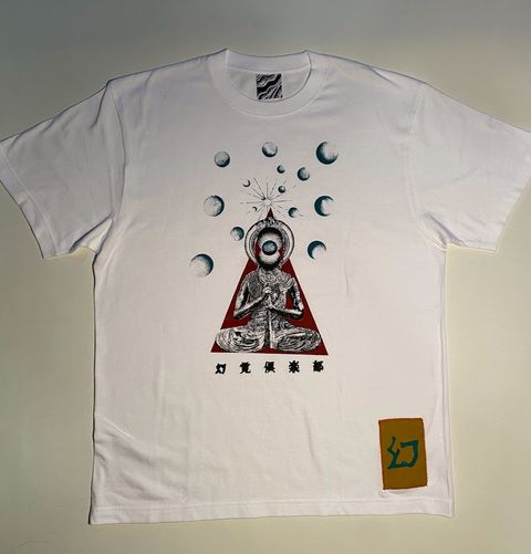 【受注生産】HALLUCINATION CLUB "ZATAI  T-shirts" WHITE  (satoshi ito)
