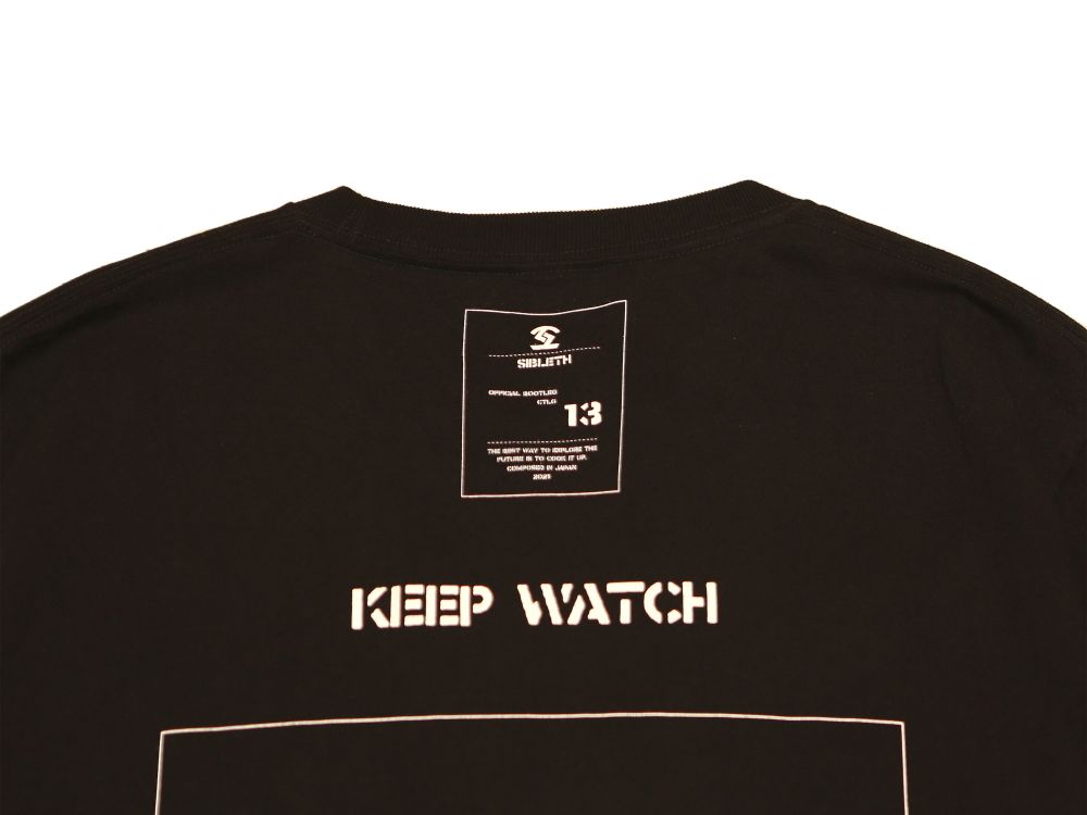 【OFFICIAL BOOTLEG CTLG 13】”KEEP WATCH” Half Sleeve T-sh (BLACK)