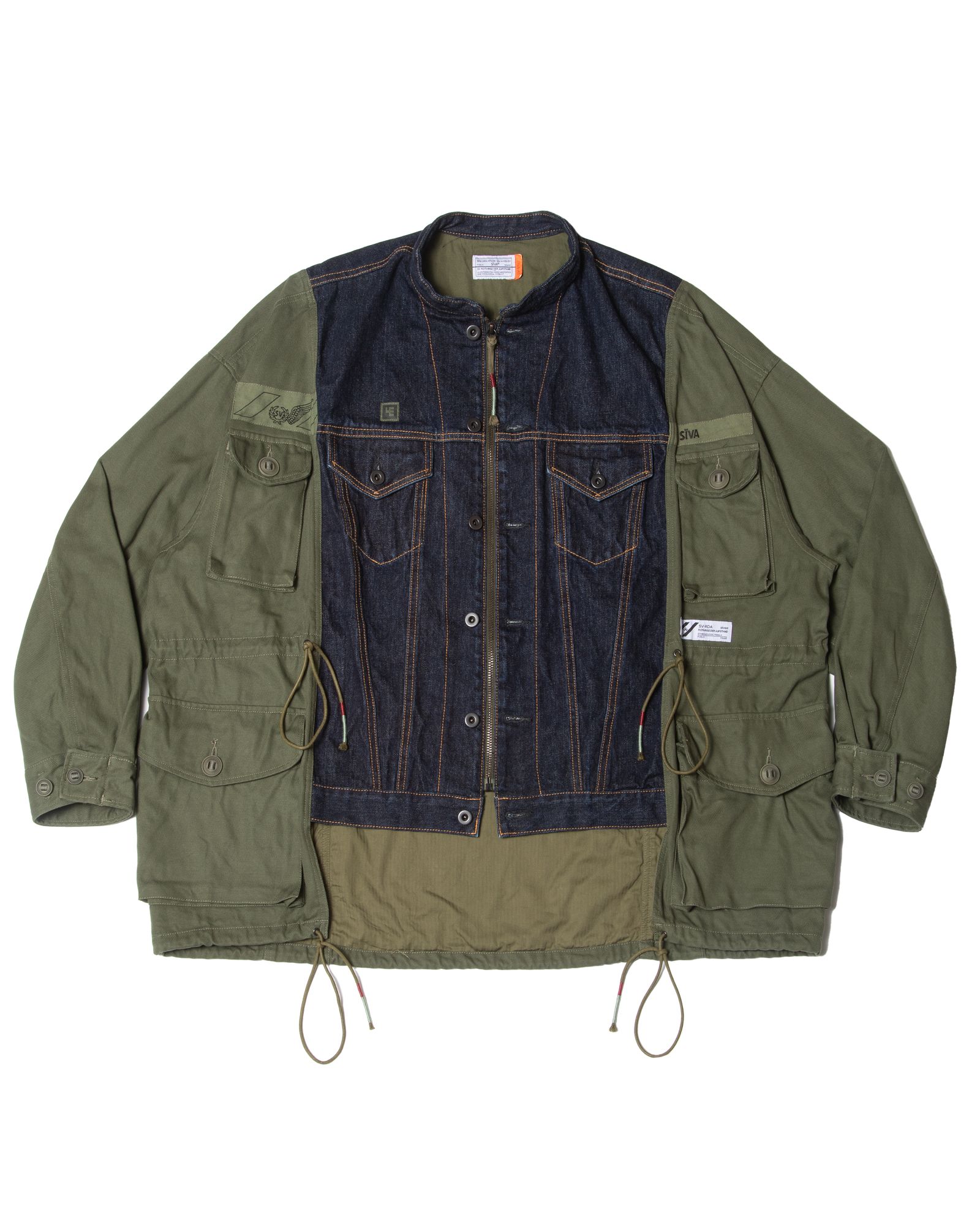 「予約商品」DENIM GS-MK2 COMBAT OVERSIZED JACKET / col: KHAKI