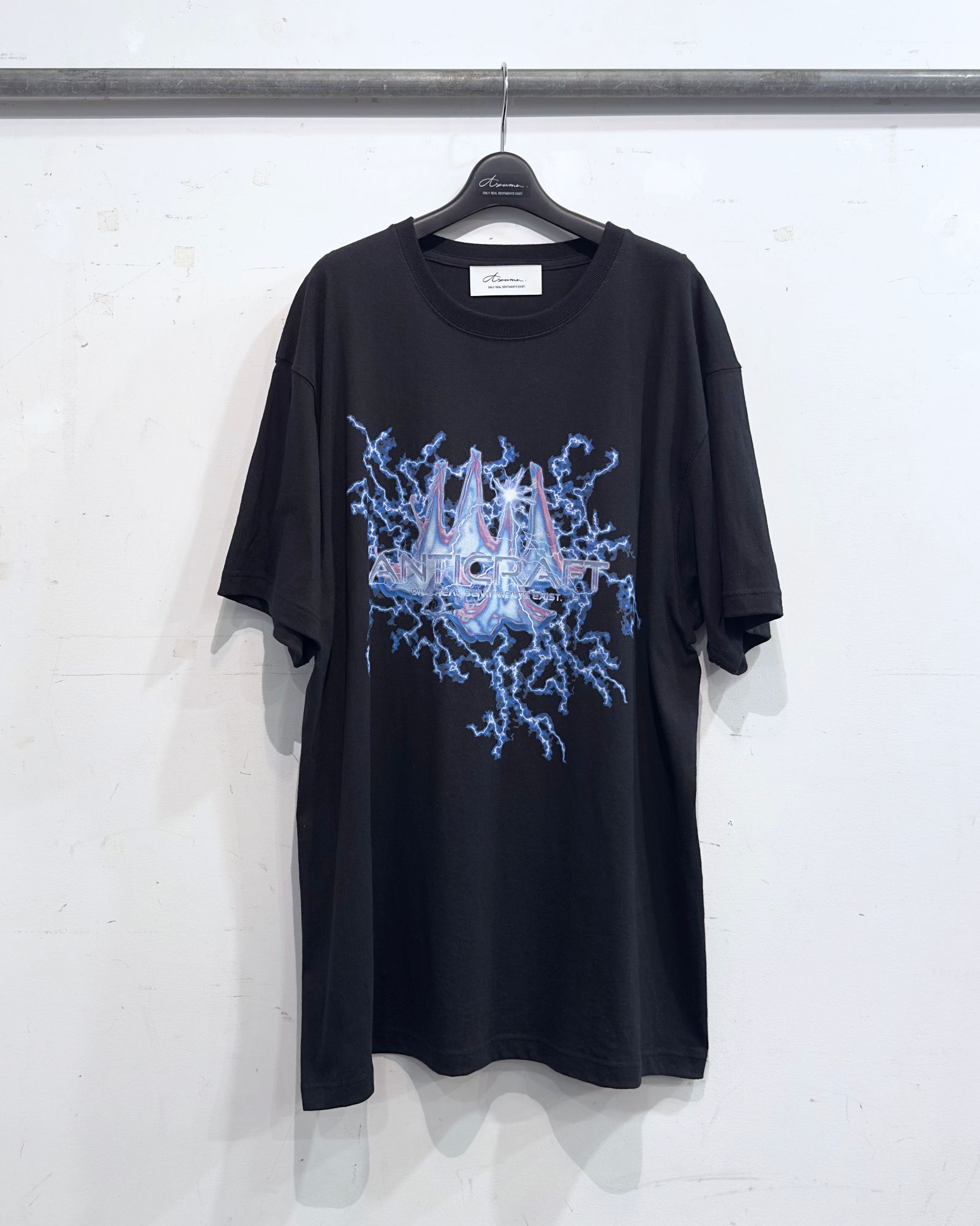 “LIGHTNING DATURA” S/S T-SHIRT / Tシャツ (BLACK)