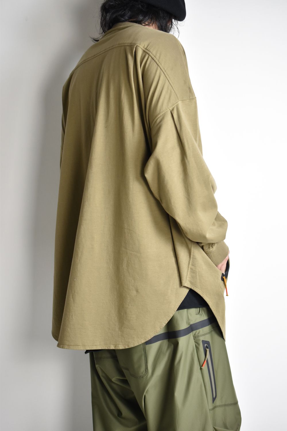 TOO BIG BAGGY NECK JERSEY c/#3 SAND