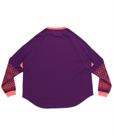 GEOMETRIC PATTERN L-SLEEVE c/#4 PURPLE