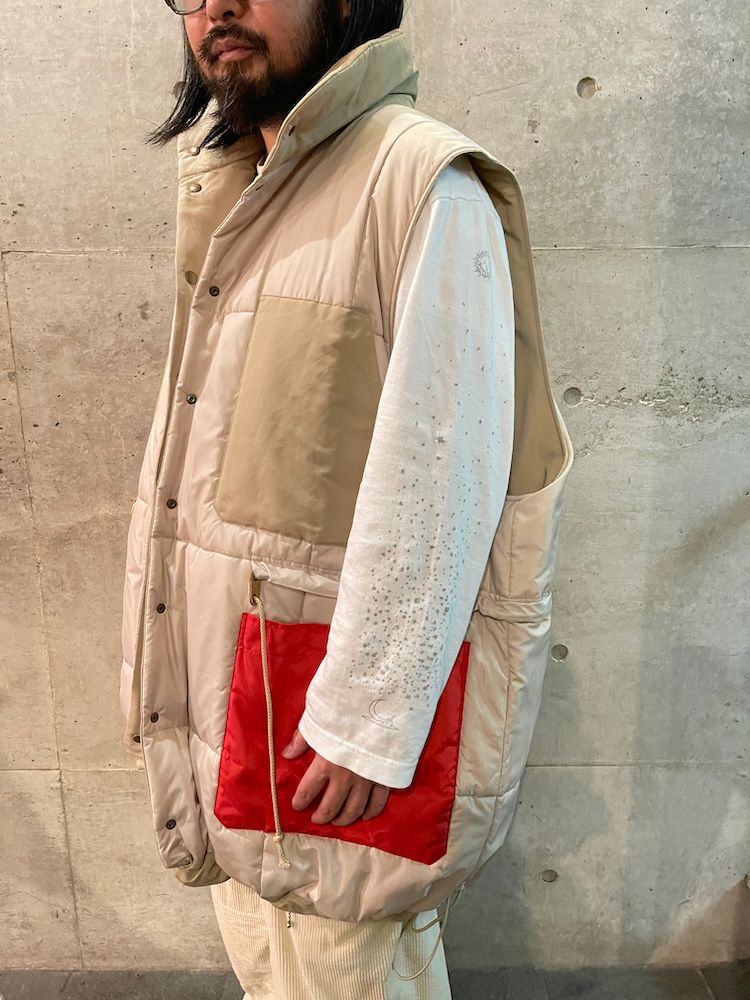 945-80TV69-2 / ベスト (BLACK/BLACK, BEIGE/RED)