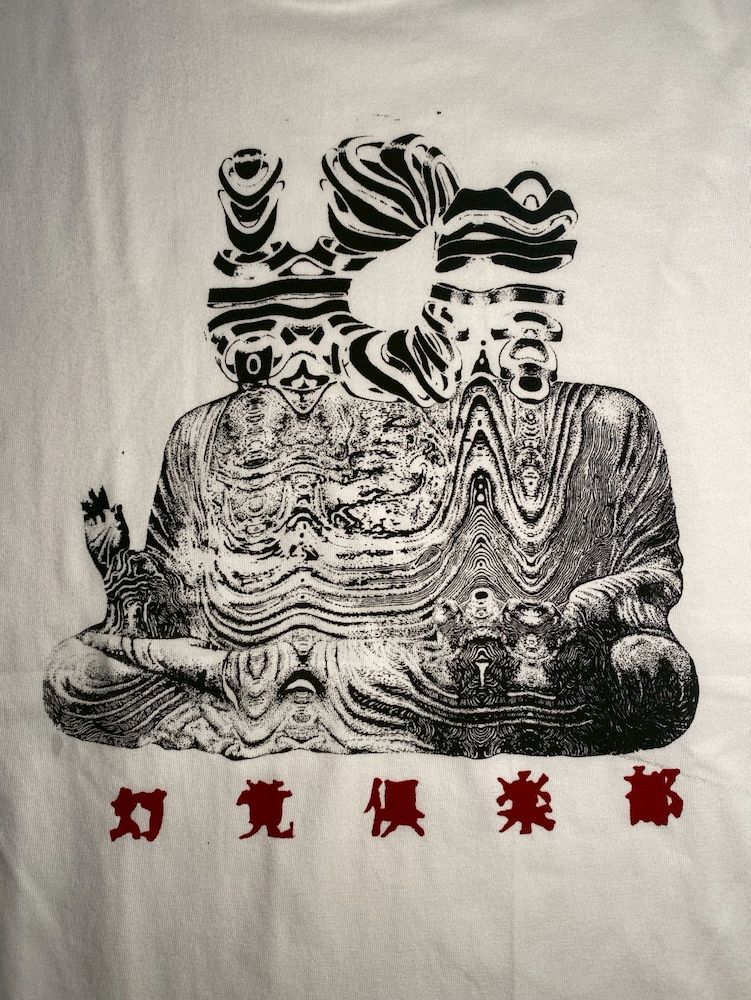 【受注生産】HALLUCINATION CLUB "ZAZOU effect T-shirts" WHITE  (satoshi ito)