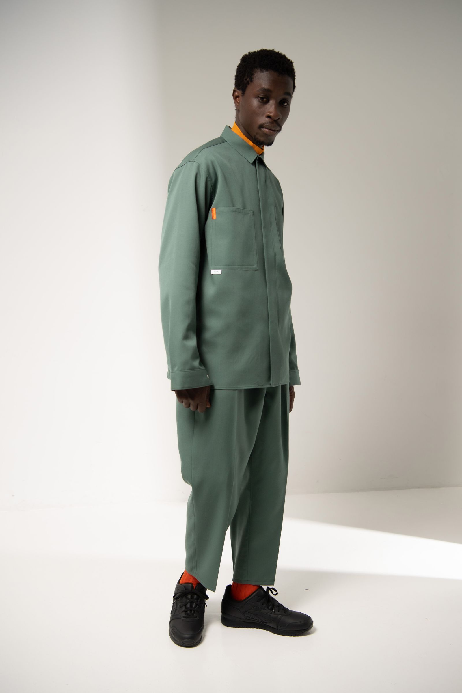 「予約商品」ZIP SHIRT (TEAL)