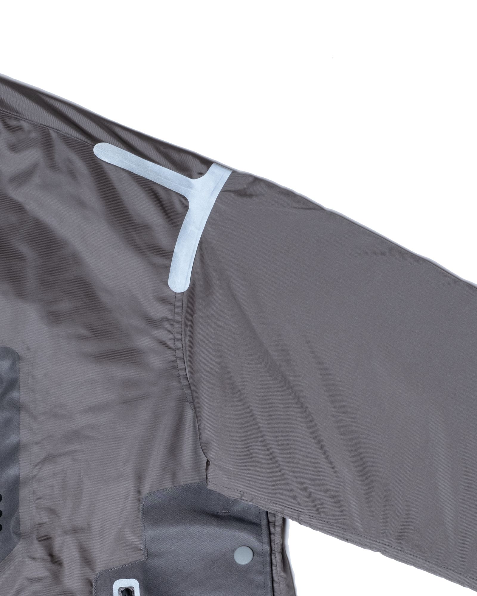「予約商品」COLLARLESS OVERSIZED LONG PADDING COAT / col: GRAY
