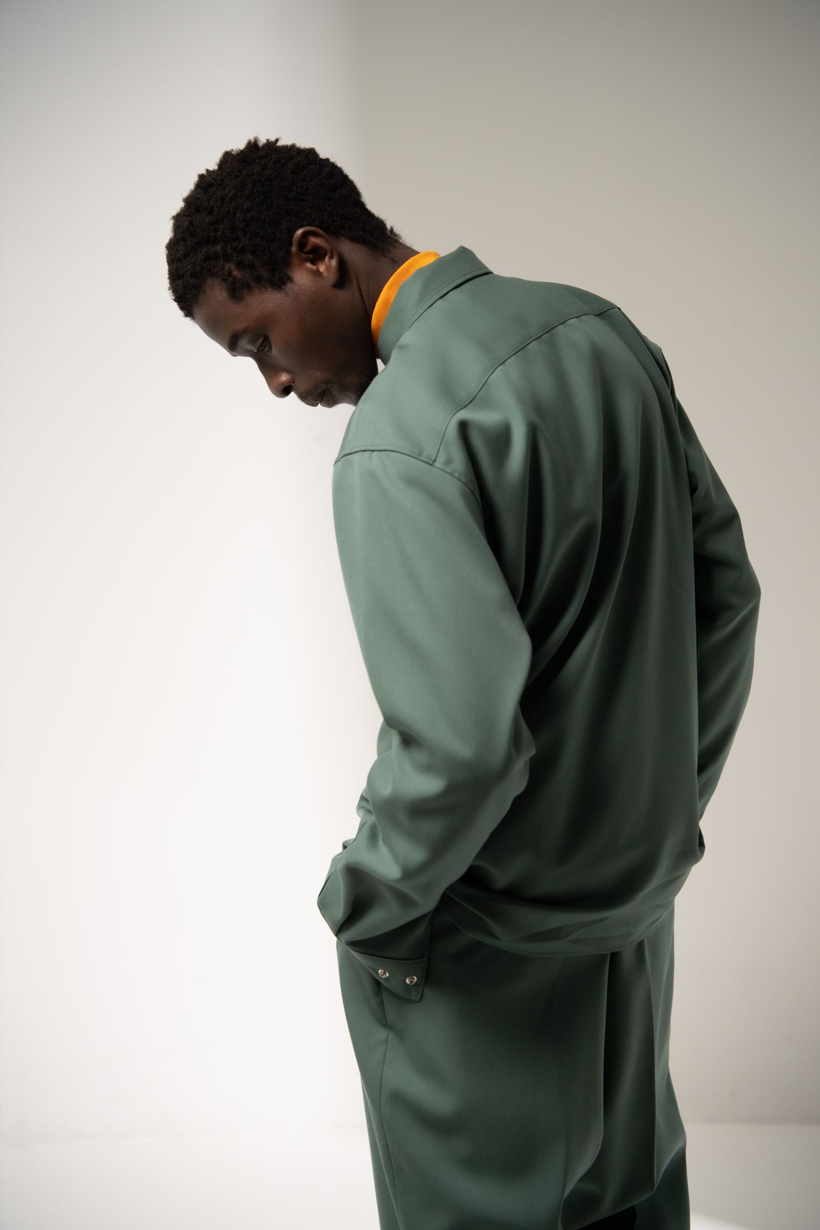 「予約商品」ZIP SHIRT (TEAL)