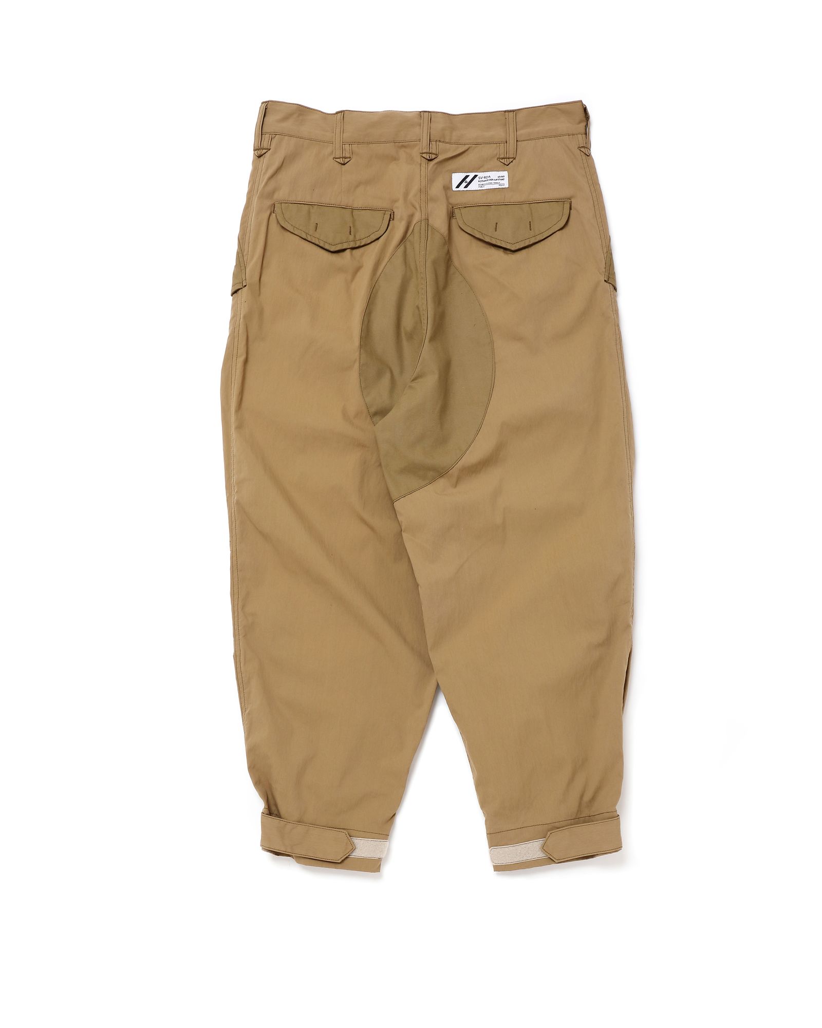 「予約商品」ONE-PLEATS CARGO TROUSERS # c/SAND
