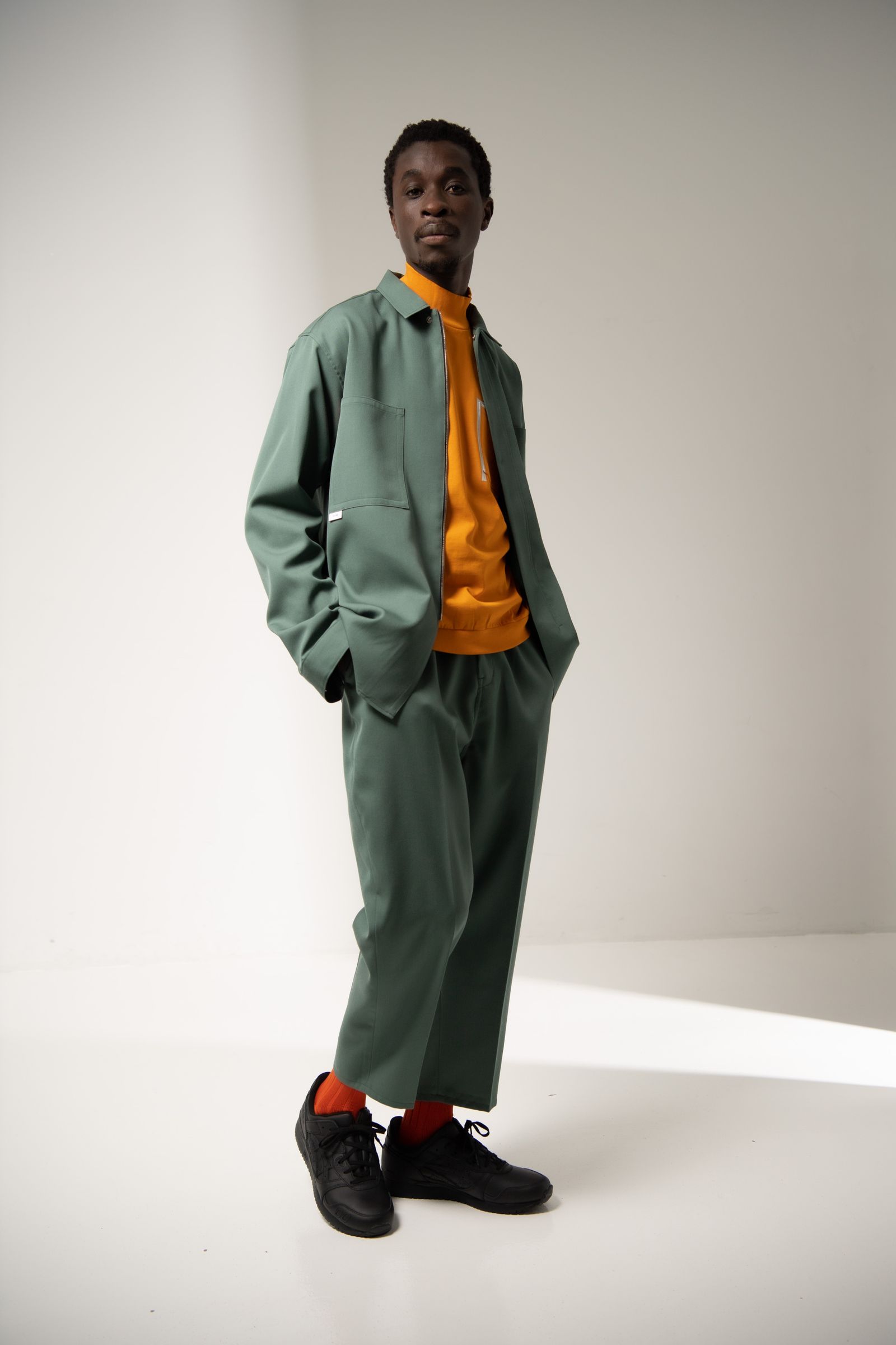 「予約商品」ZIP SHIRT (TEAL)