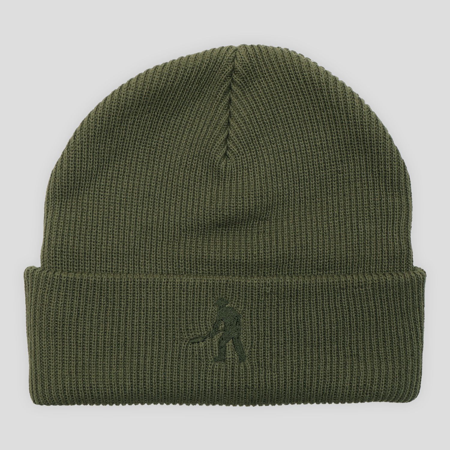 Solid Cotton Dark Military / ビーニー