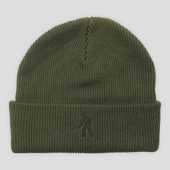 Solid Cotton Dark Military / ビーニー