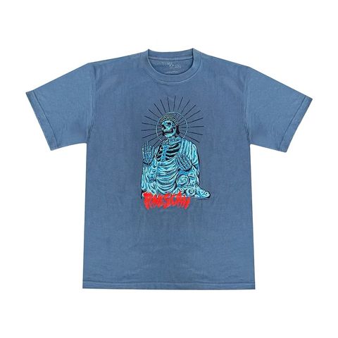 HIROTTON × TIMESCAN GREAT BUDDHA TEE (BLUE) / Tシャツ