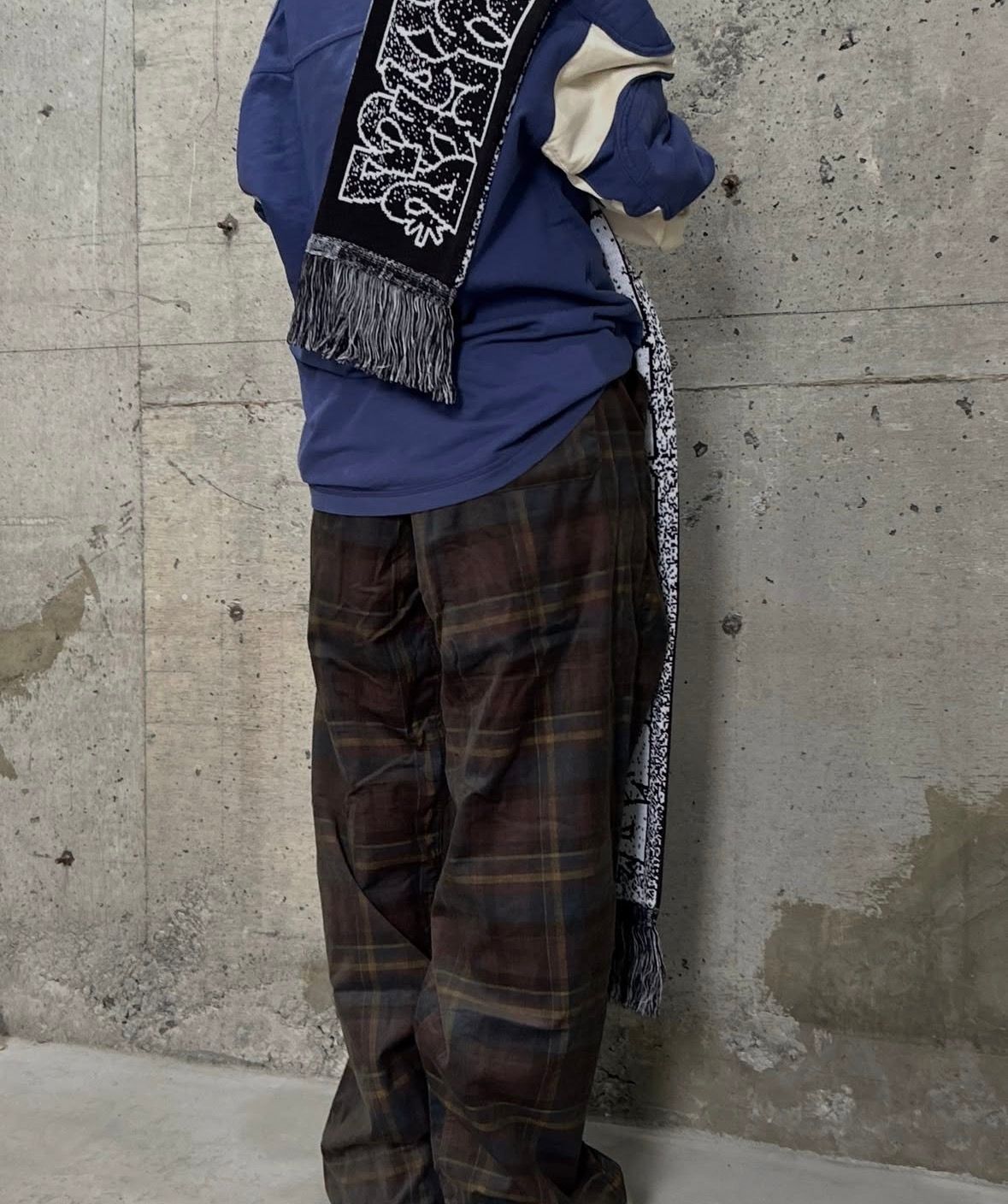 Check Easy Pants ( Brown Check ) / チャックパンツ
