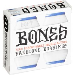 BONES HARDCORE BUSHINGS SOFT WHITE (81A) | 81A (ソフト) | ホワイト | ブッシュゴム