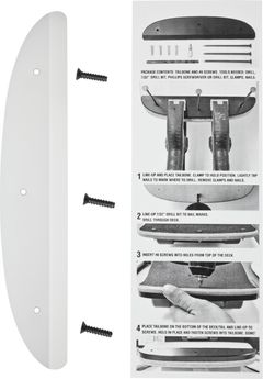 POWELL PERALTA TAIL BONE WHT | ホワイト | テールガード