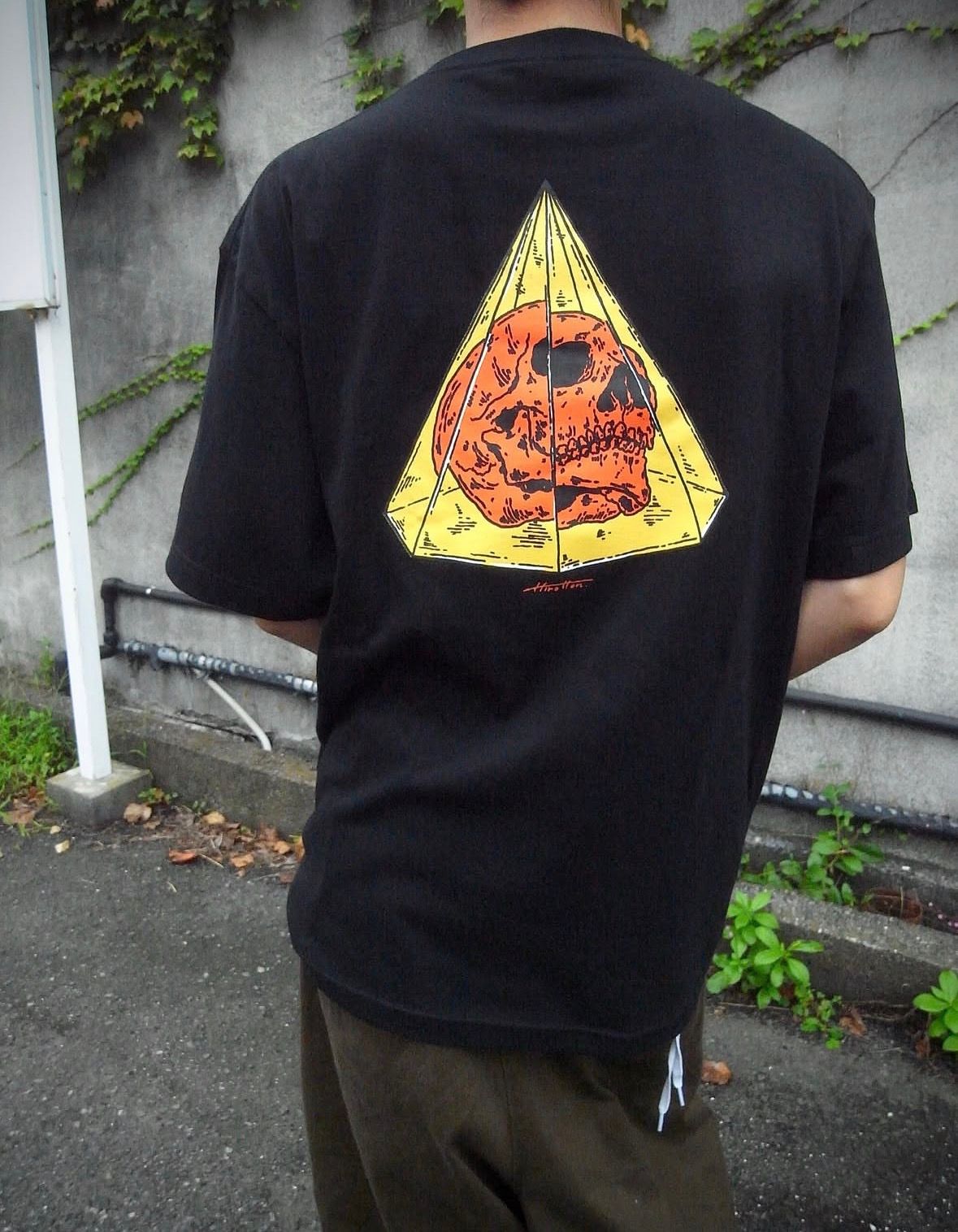 HIROTTON × TIMESCAN CRYSTAL SKULL TEE (BLACK) / Tシャツ