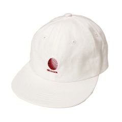 TWILL LOGO 6PANEL CAP WHITE / BURGUNDY / キャップ