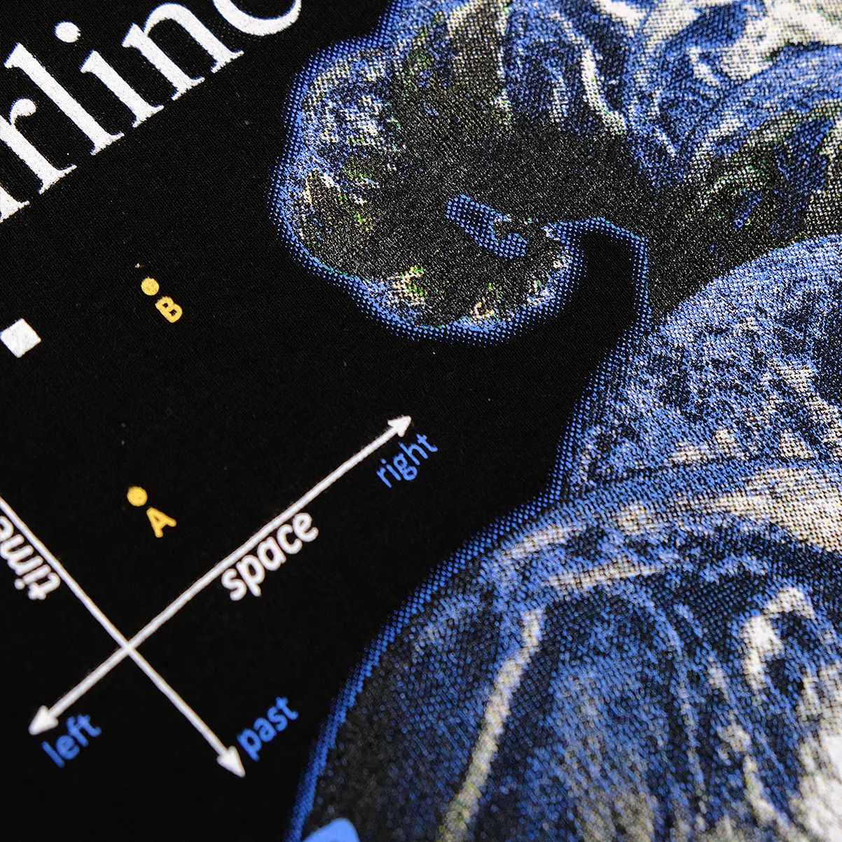 TIME-SPACE CONTINUUM TEE/ Tシャツ(Black)