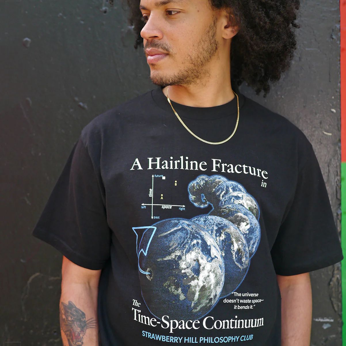 TIME-SPACE CONTINUUM TEE/ Tシャツ(Black)