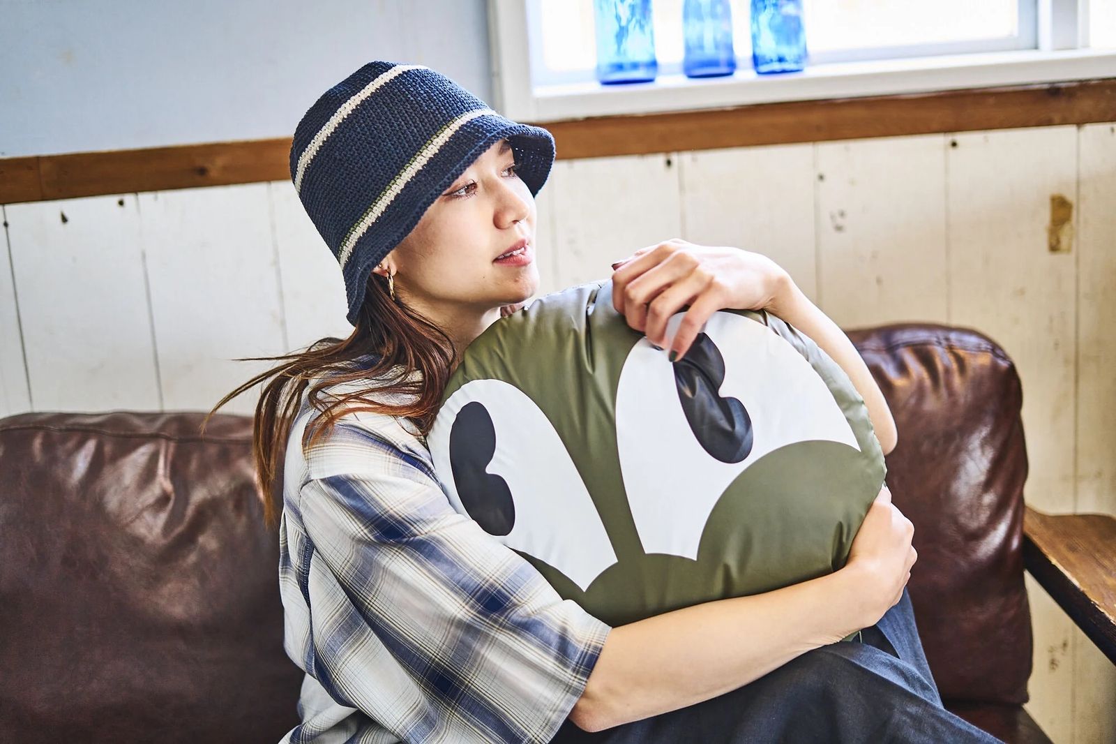 EYECON PILLOW （RUTSUBO×KABEKUI） / クッション