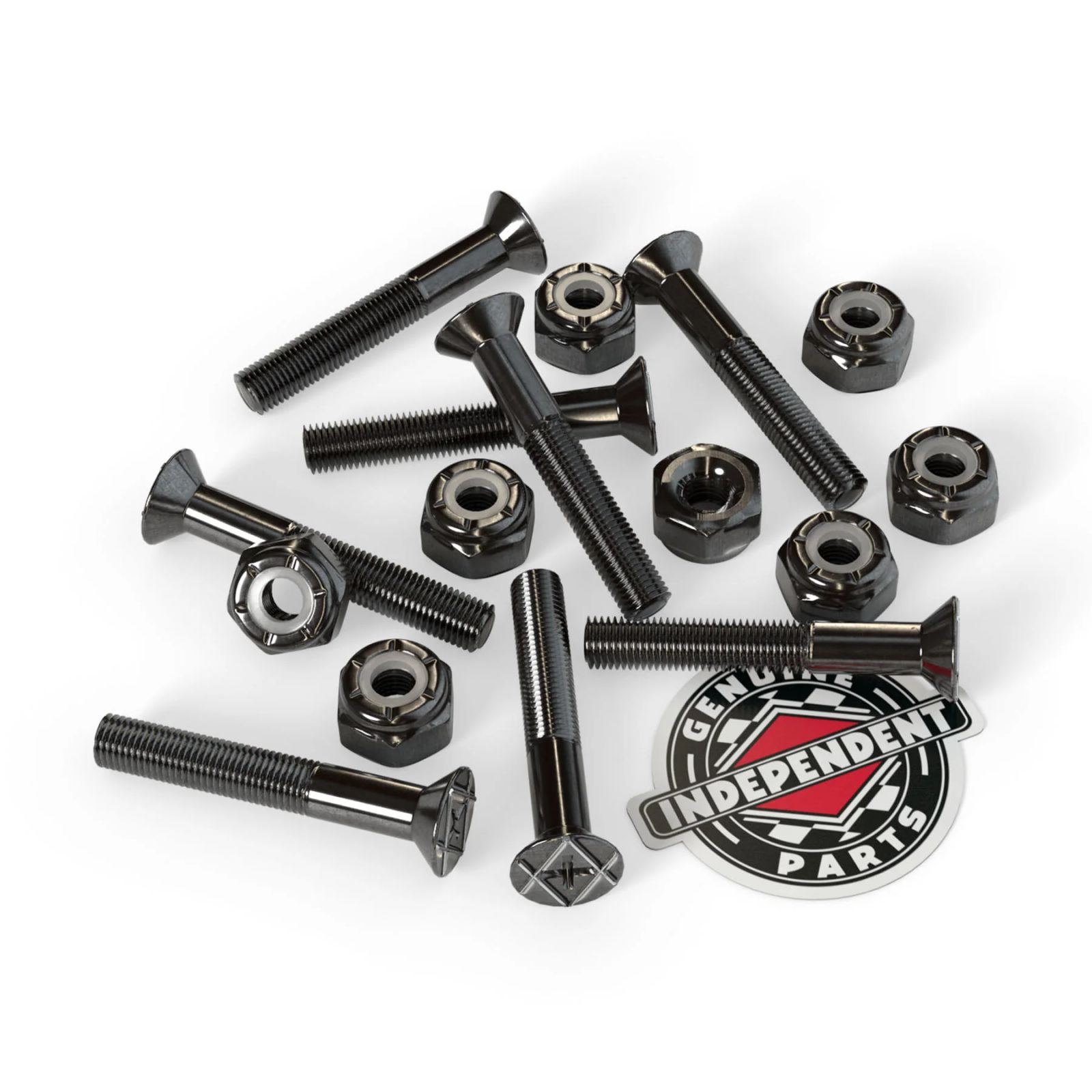 GENUINE PARTS 1.25" PHILLIPS HARDWARE BLK | 1.25インチ プラス | ブラック | ハードウェア (ナット+ボルト)