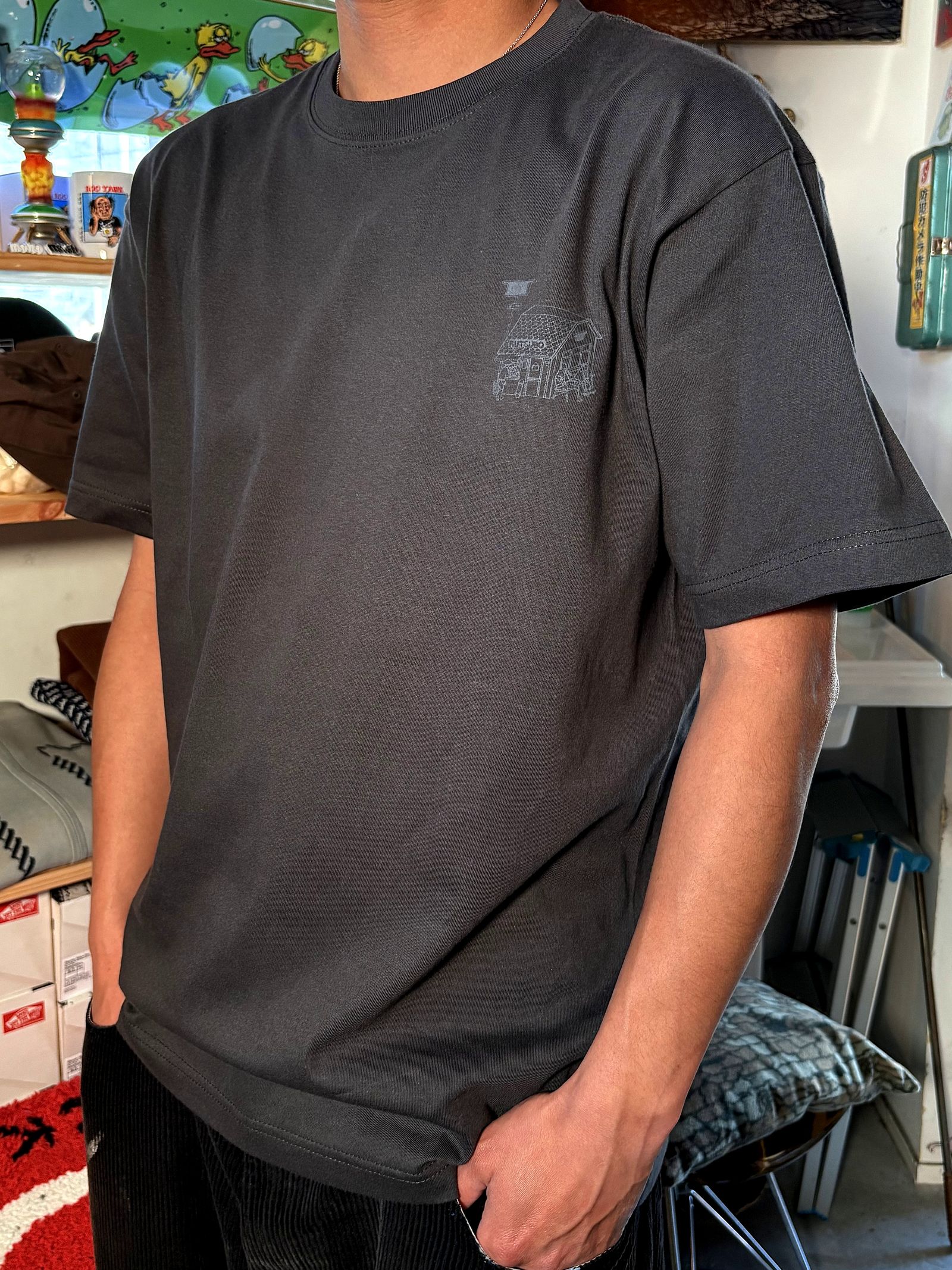 BONSAI T-SHIRTS (RUTSUBO×YU SUDA）INK BLACK  / Tシャツ