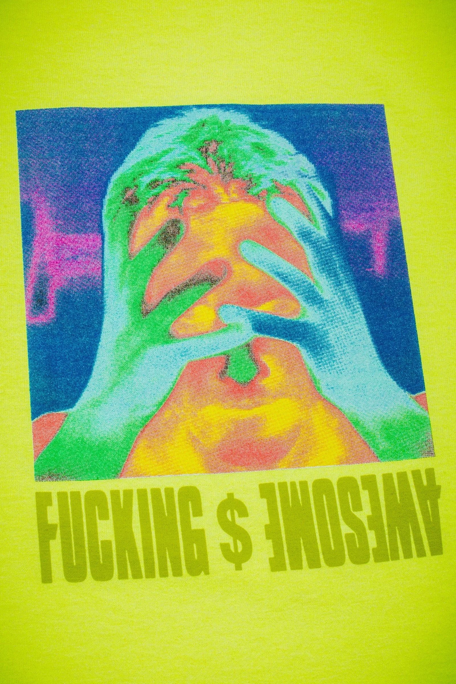 FUCKING AWESOME MIGRAINE TEE NEON / 半袖ティシャツ