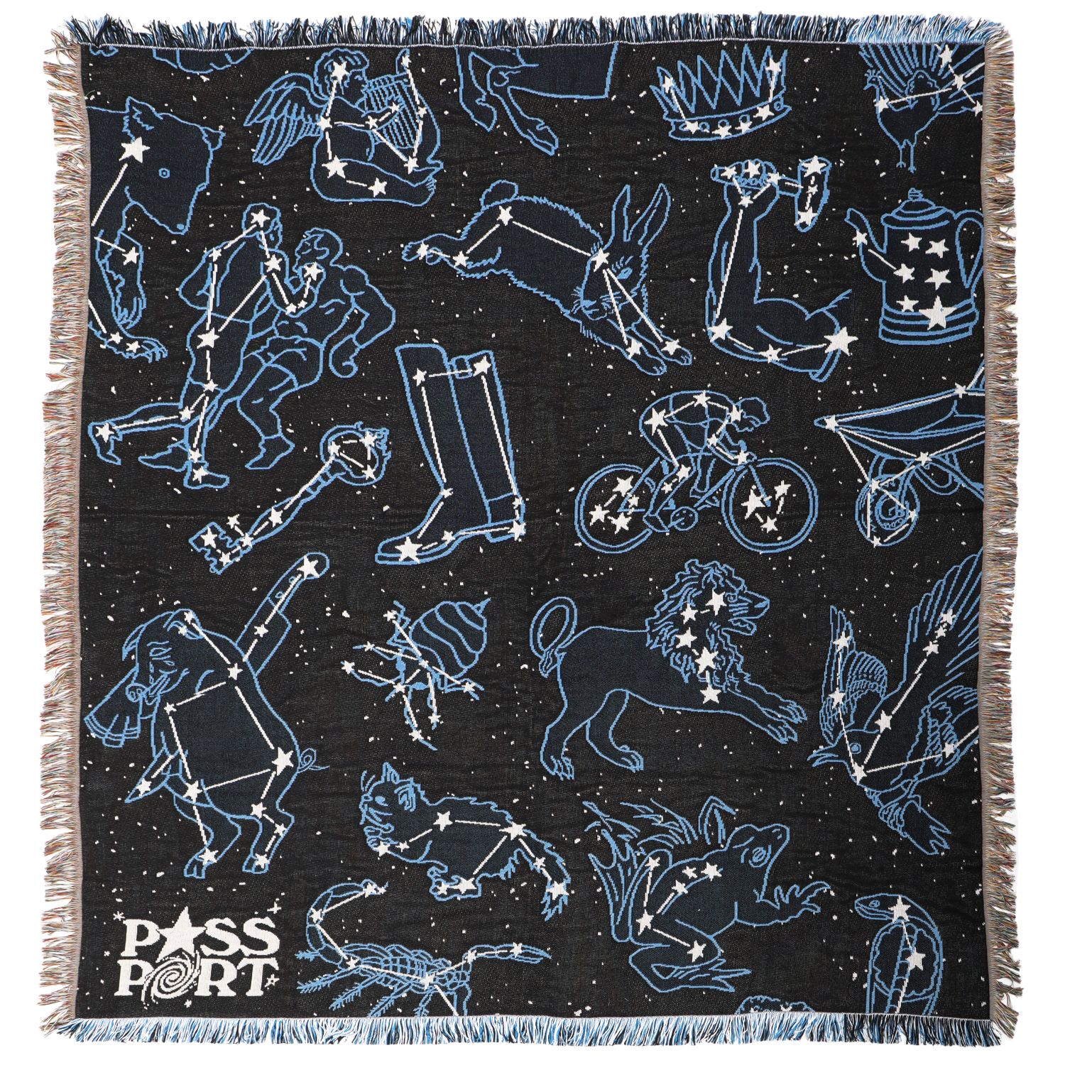 Stargazer Throw Blanket ( Blue / Black ) / ブランケット