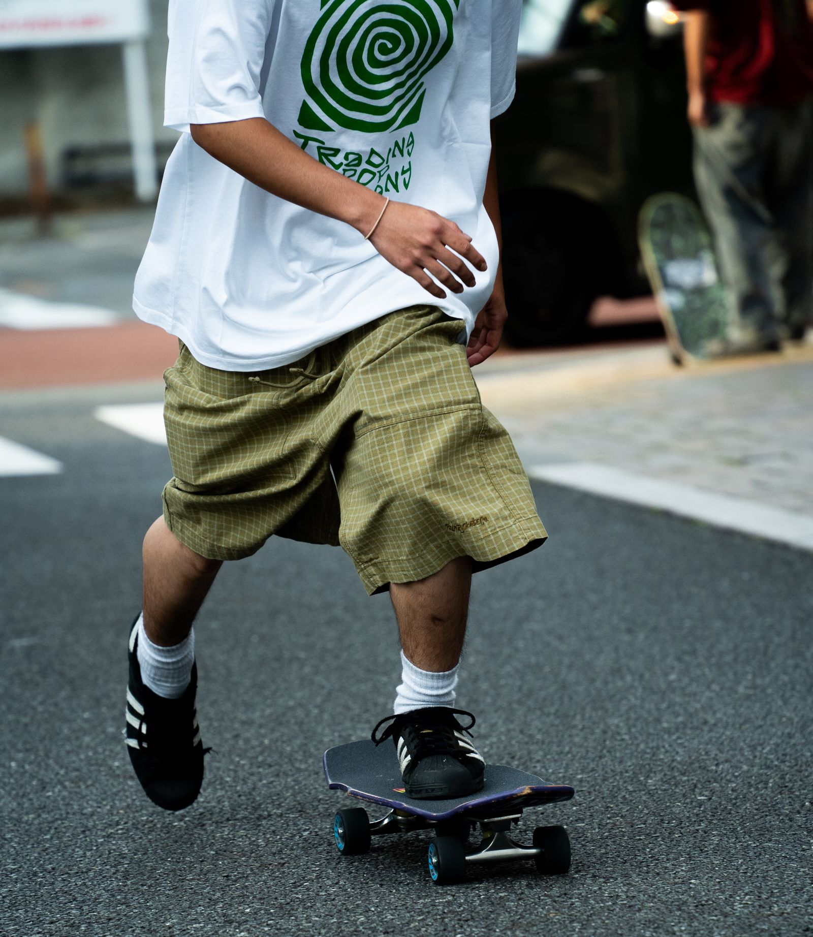 Hike Shorts Cotton ( Olive Check ) / ショーツ 半ズボン