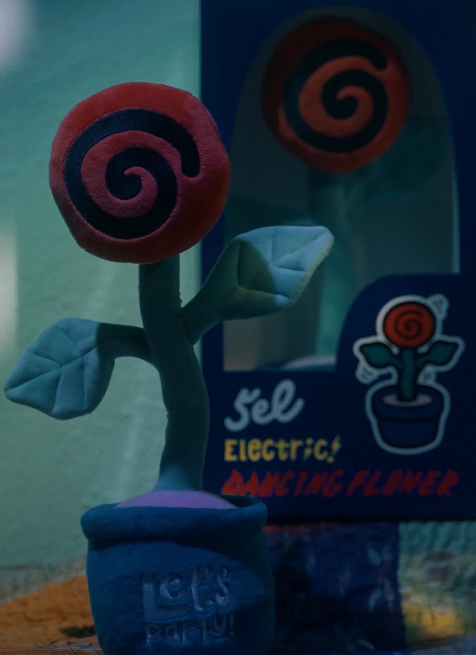 5eL “Electric Dancing Flower” - Red / アート オブジェ