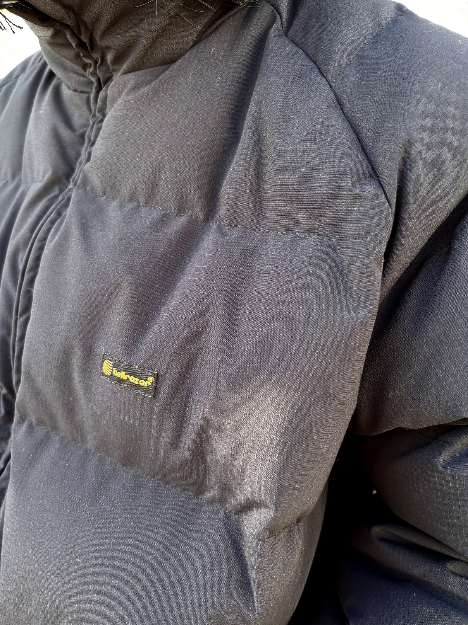 RIPSTOP REVERSIBLE DOWN JACKET (BLACK / REAL TREE CAMO) / リバーシブル ダウンジャケット