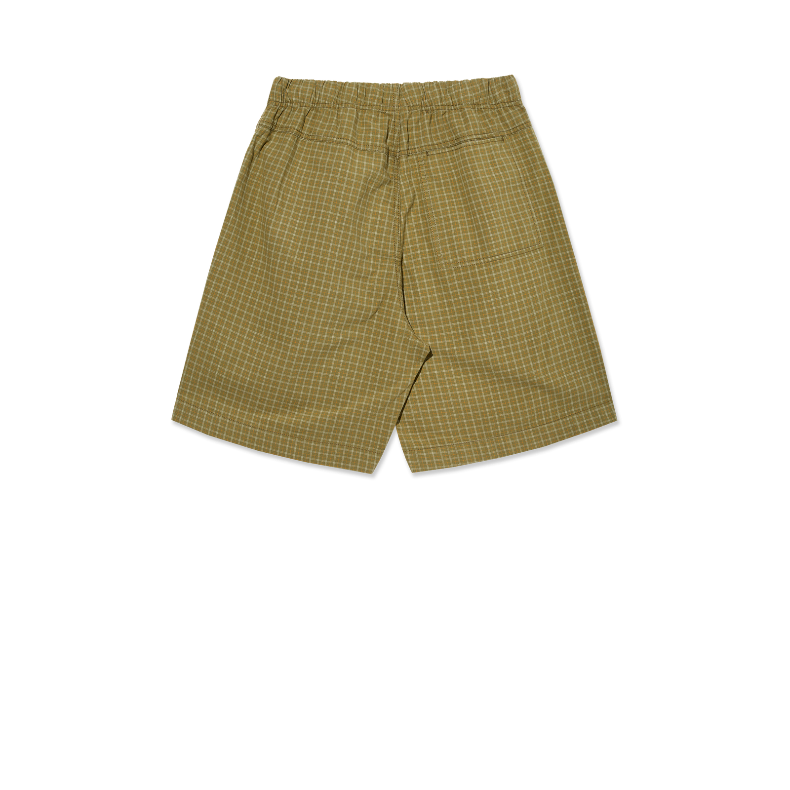 Hike Shorts Cotton ( Olive Check ) / ショーツ 半ズボン