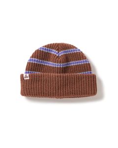 Restripe Knited Cap ( Coffie ) / ニット帽 ビーニー