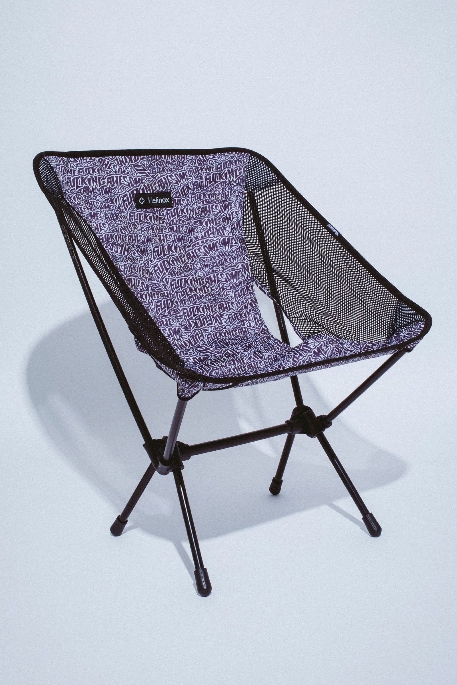 FUCKING AWESOME Burnt Stamp Logo Helinox Chair One / チェア