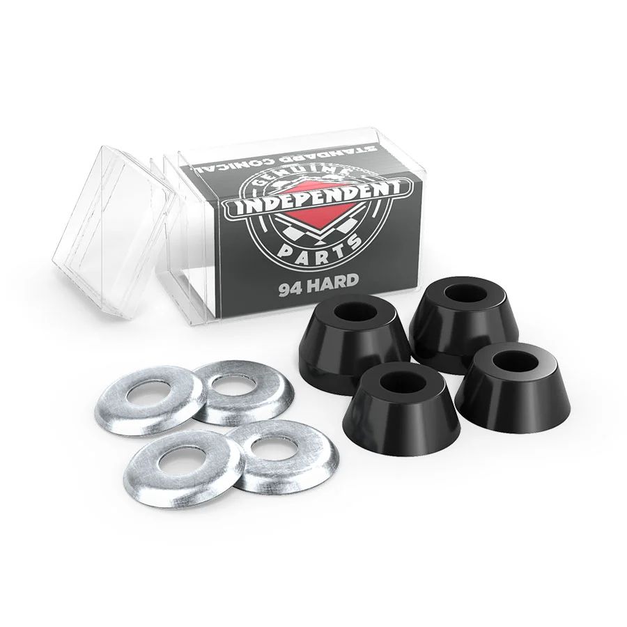 GENUINE PARTS STANDARD CONICAL CUSHIONS HARD (94A) | コニカルタイプ 94A (ハード) | ブラック | ブッシュゴム