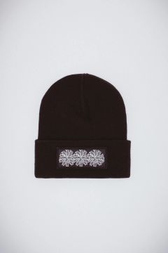 FUCKING AWESOME Three Spiral Edge Stitch Beanie Black / Burgundy Heather / ビーニー