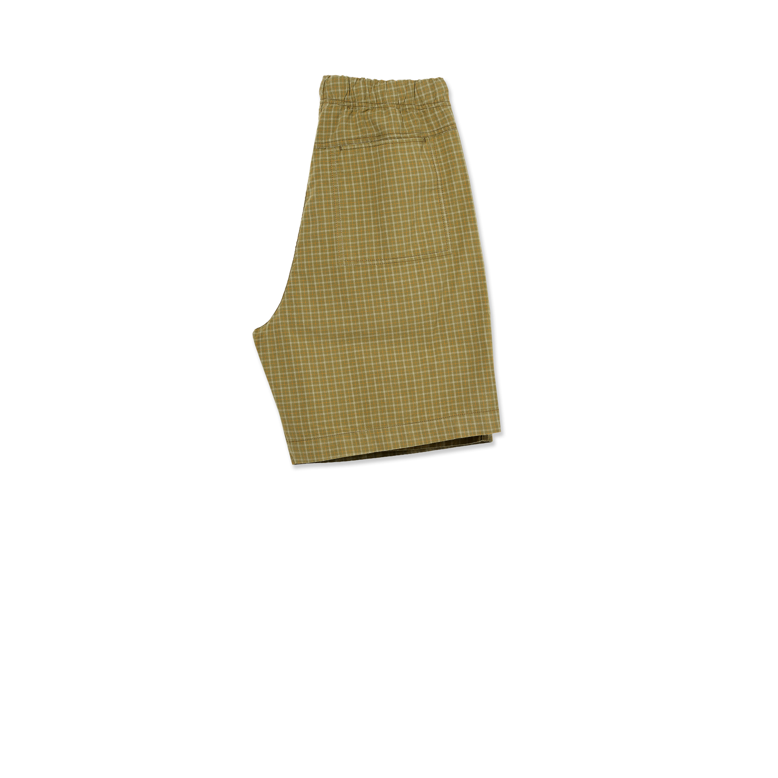 Hike Shorts Cotton ( Olive Check ) / ショーツ 半ズボン