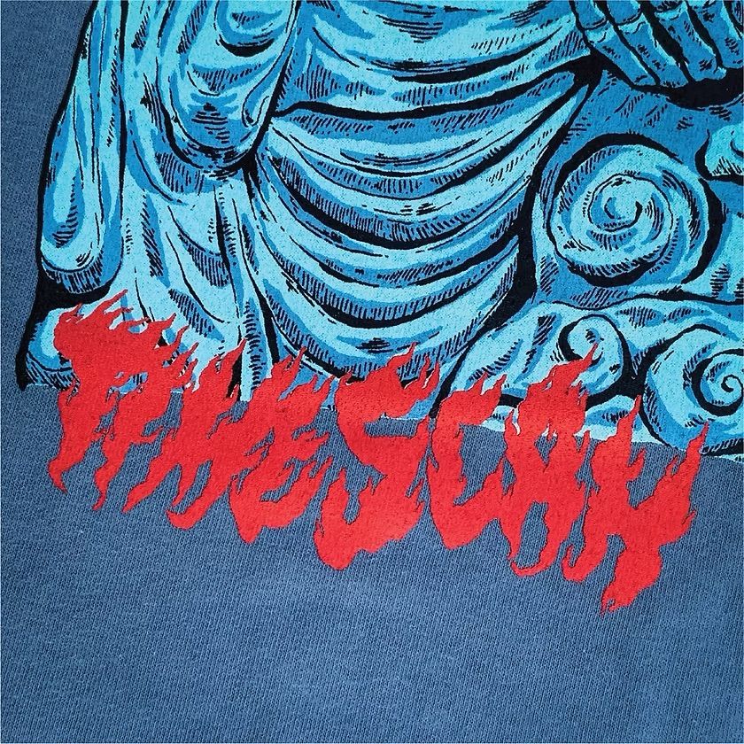HIROTTON × TIMESCAN GREAT BUDDHA TEE (BLUE) / Tシャツ